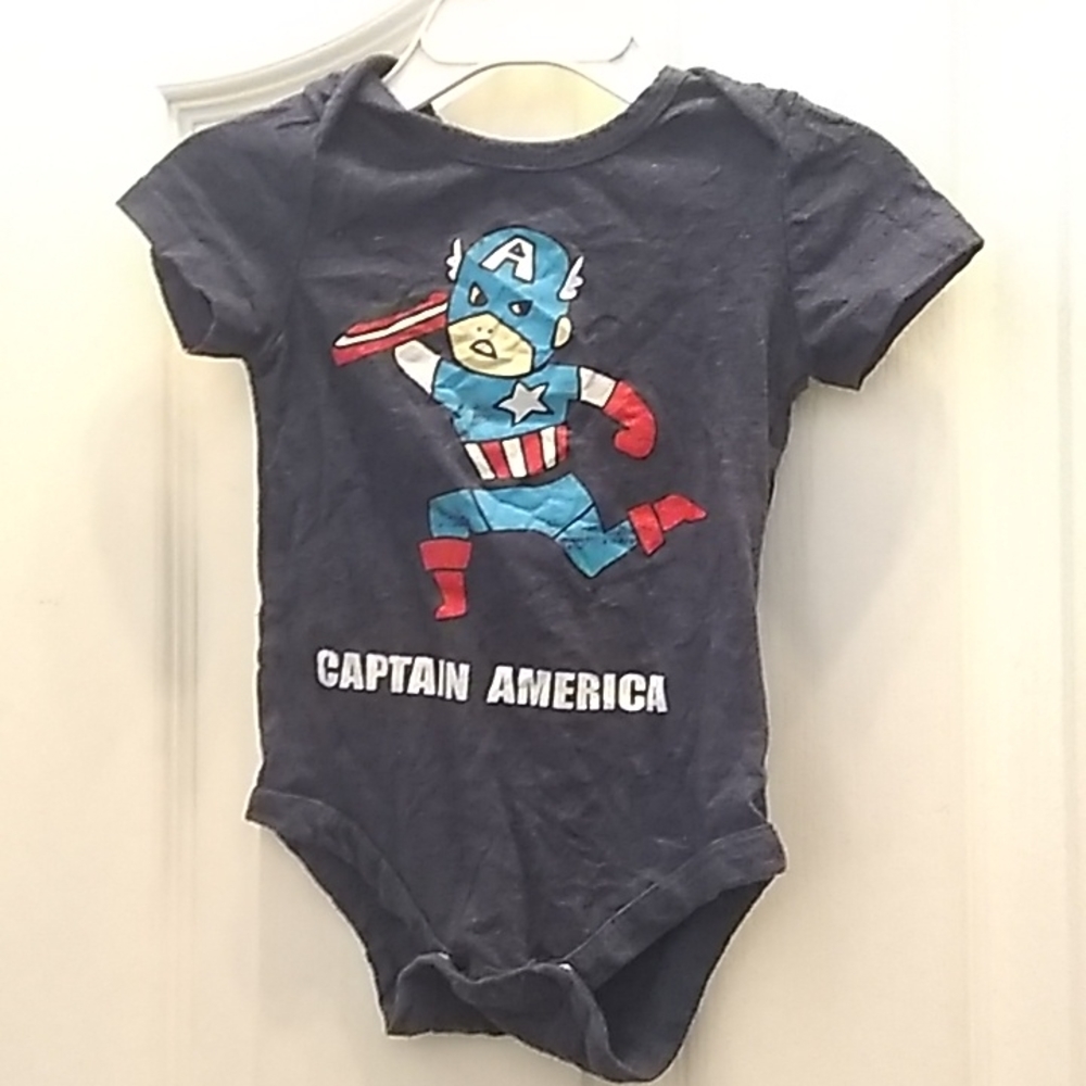 FINAL MARKDOWN Marvel captain America infant one piece 12 months